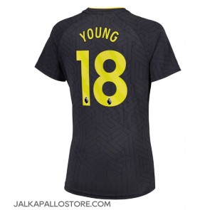 Everton Ashley Young #18 Vieraspaita Naisten 2024-25 Lyhythihainen